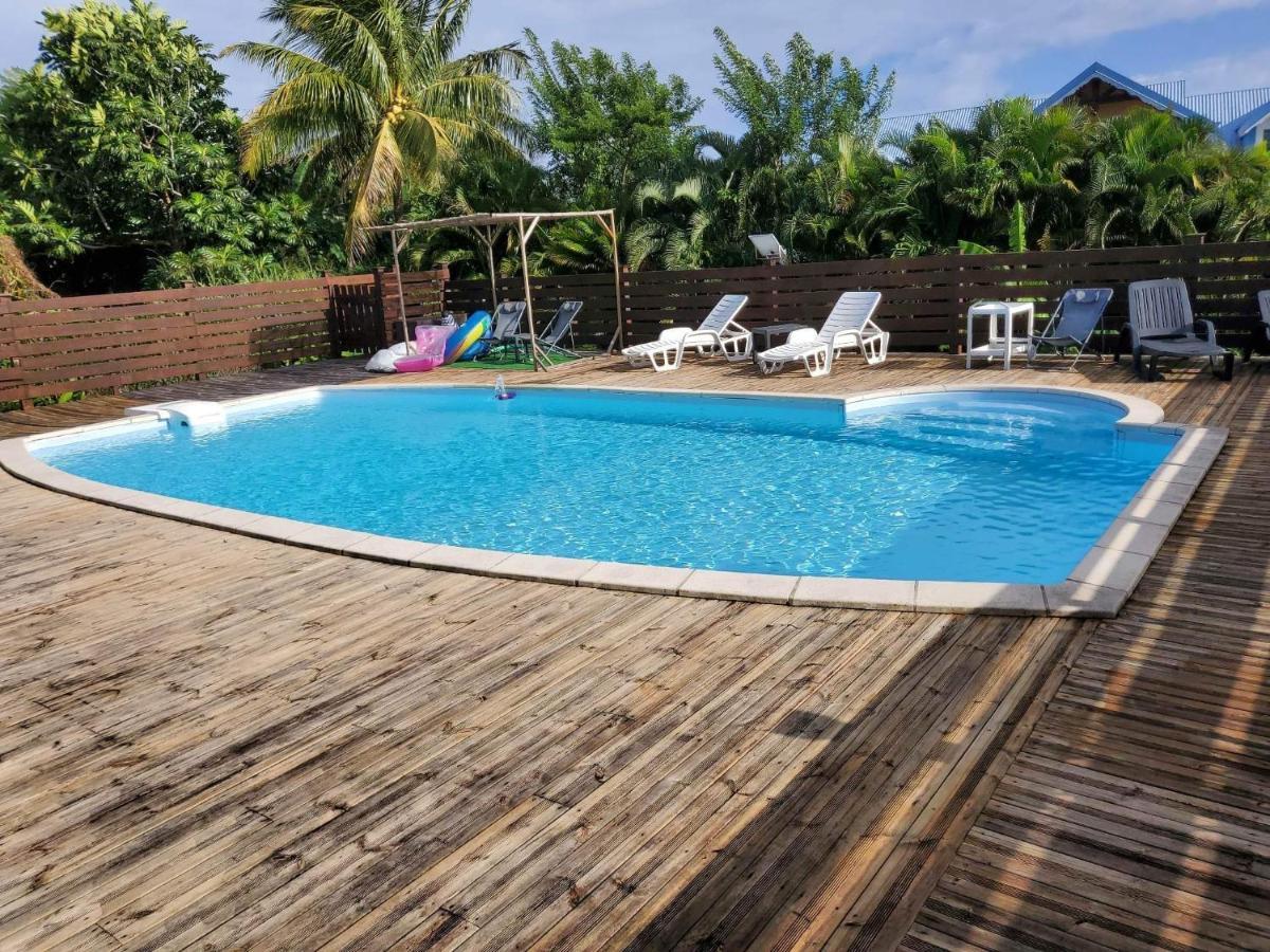 Bel Appartement T2 Avec Vue Sur Palmier Et Mer 세인트 로즈 외부 사진